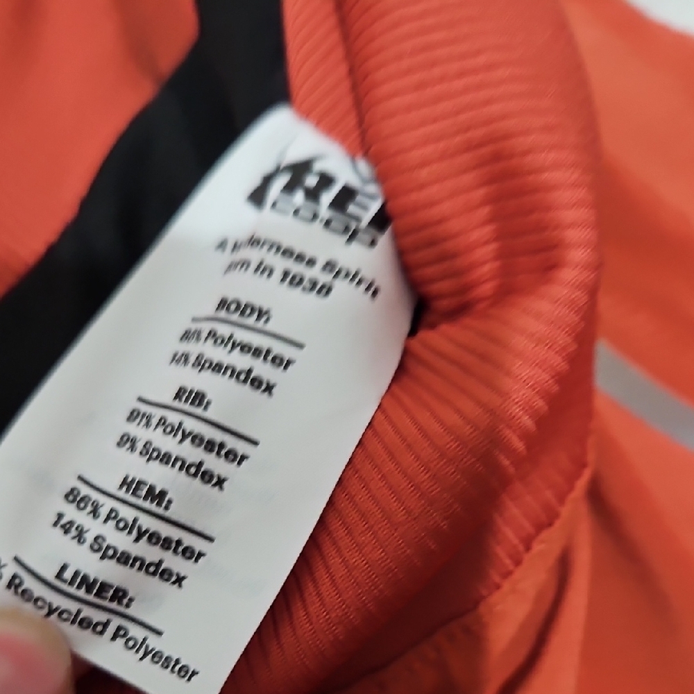 REI Women's Vibrant Orange Athletic Shorts - Picture 5 of 5